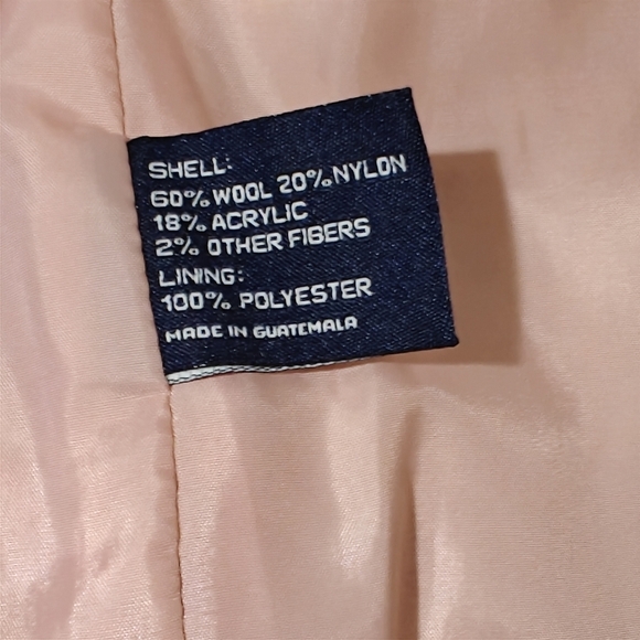 Y2K Sabrina Carpenter Lei Jacket Blazer Large Tweed Pink White Gold Wool Vintage - Picture 9 of 10